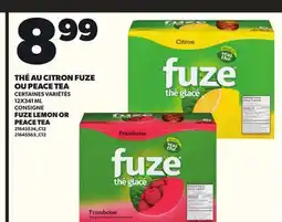 Provigo THÉ AU CITRON FUZE OU PEACE TEA, 12X341 ML offer