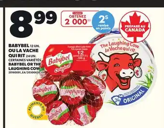 Provigo BABYBEL 12 UN. OU LA VACHE QUI RIT 24 UN offer
