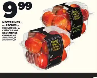 Provigo NECTARINES 2L OU PECHES 3L offer