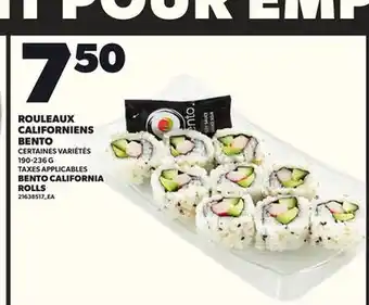 Provigo ROULEAUX CALIFORNIENS BENTO, 190-236 G offer