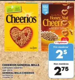Provigo CHEERIOS GENERAL MILLS, 260-292 G offer