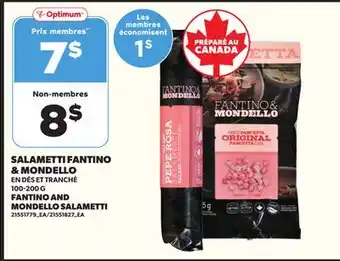 Provigo SALAMETTI FANTINO & MONDELLO, 100-200 G offer