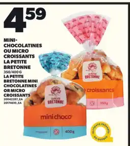 Provigo MINI-CHOCOLATINES OU MICRO CROISSANTS LA PETITE BRETONNE, 350/400 G offer