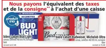Super C BIÈRE LABATT BUD LIGHT | BEER offer