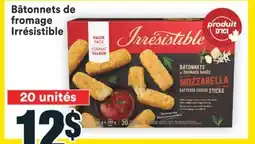 Super C BÂTONNETS DE FROMAGE IRRÉSISTIBLE offer