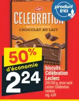 Super C biscuits Célébration Leclerc | Leclerc Célébration cookies offer