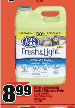 Super C LITIÈRE AGGLOMÉRANTE FRESH & LIGHT CAT'S PRIDE | CAT'S PRIDE FRESH & LIGHT CLUMPING LITTER offer