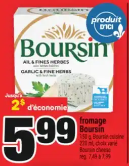 Super C FROMAGE BOURSIN | BOURSIN CHEESE offer
