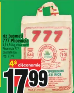 Super C RIZ BASMATI 777 PHOENICIA | PHOENICIA 777 BASMATI RICE offer