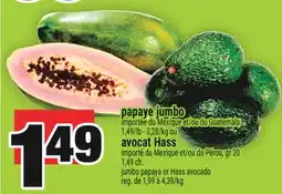 Super C PAPAYE JUMBO | JUMBO PAPAYA offer