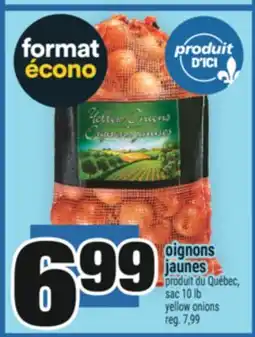 Super C OIGNONS JAUNES | YELLOW ONIONS offer