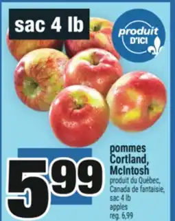 Super C POMMES CORTLAND, MCINTOSH | APPLES offer