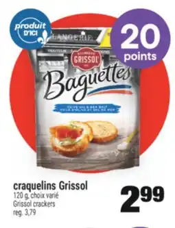 Super C CRAQUELINS GRISSOL | GRISSOL CRACKERS offer