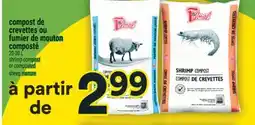 Super C compost de crevettes ou fumier de mouton composté | shrimp compost or composted sheep manure offer