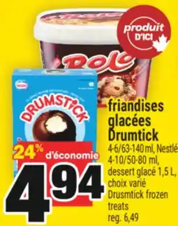 Super C FRIANDISES GLACÉES DRUMTICK | DRUSMTICK FROZEN TREATS offer