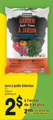 Super C TERRE À JARDIN SELECTION | SELECTION GARDENING SOIL offer