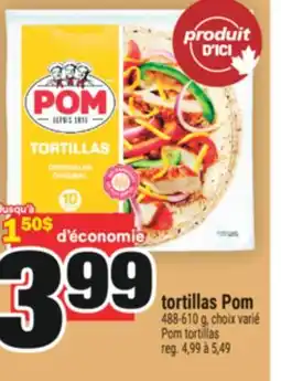 Super C TORTILLAS POM | POM TORTILLAS offer