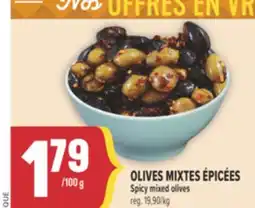 Marché Adonis OLIVES MIXTES ÉPICÉES | SPICY MIXED OLIVES offer
