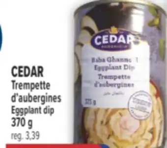 Marché Adonis CEDAR TREMPETTE D'AUBERGINES | EGGPLANT DIP offer
