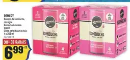 Marché Adonis REMEDY BOISSON DE KOMBUCHA | KOMBUCHA LEMONADE offer