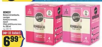 Marché Adonis REMEDY BOISSON DE KOMBUCHA | KOMBUCHA LEMONADE offer