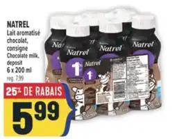 Marché Adonis NATREL LAIT AROMATISÉ CHOCOLAT | CHOCOLATE MILK offer