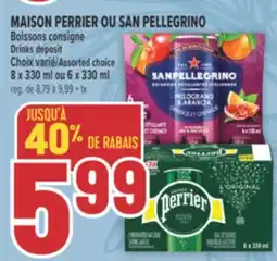 Marché Adonis MAISON PERRIER OU SAN PELLEGRINO BOISSONS CONSIGNE/DRINKS DEPOSIT offer