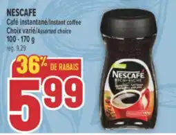 Marché Adonis NESCAFE CAFÉ INSTANTANÉ | INSTANT COFFEE offer