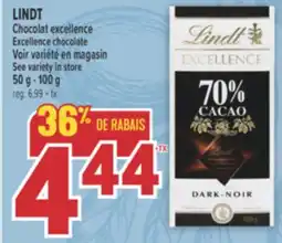 Marché Adonis LINDT Chocolat excellence | Excellence chocolate offer