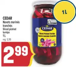 Marché Adonis CEDAR NAVETS MARINÉS TRANCHÉS | SLICED PICKLED TURNIPS offer