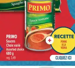 Marché Adonis PRIMO Sauces offer