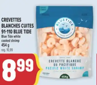 Marché Adonis CREVETTES BLANCHES CUITES 91-110 BLUE TIDE | BLUE TIDE WHITE COOKED SHRIMP offer