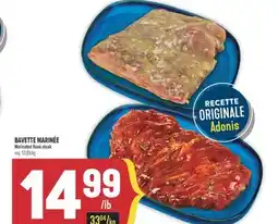 Marché Adonis BAVETTE MARINÉE | MARINATED FLANK STEAK offer