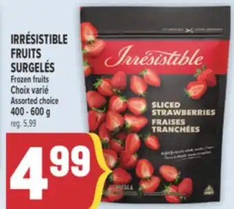 Marché Adonis IRRÉSISTIBLE FRUITS SURGELÉS | Frozen fruits offer
