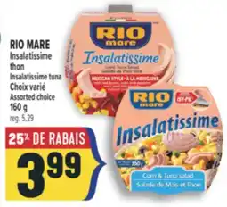 Marché Adonis RIO MARE INSALATISSIME THON | INSALATISSIME TUNA offer