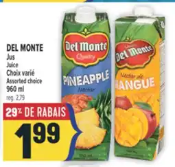 Marché Adonis DEL MONTE JUS | JUICE offer