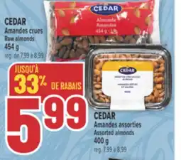 Marché Adonis CEDAR Amandes crues | Raw almonds offer