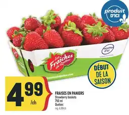Marché Adonis FRAISES EN PANIERS | STRAWBERRY BASKETS offer