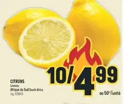 Marché Adonis CITRONS | LEMONS offer