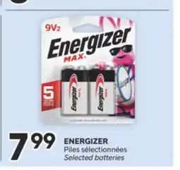Brunet ENERGIZER Piles sélectionnées offer