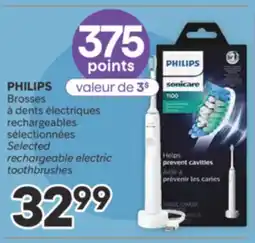 Brunet PHILIPS Brosses à dents électriques rechargeables sélectionnées offer