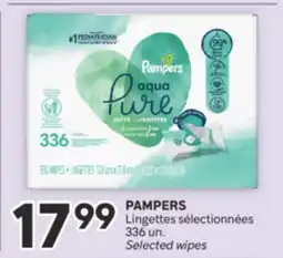 Brunet PAMPERS Lingettes sélectionnées offer