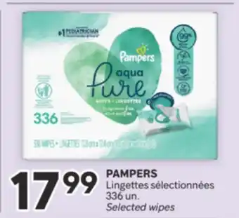 Brunet PAMPERS Lingettes sélectionnées offer