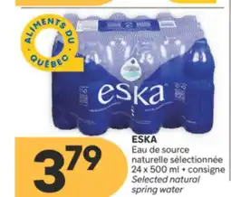 Brunet ESKA Eau de source naturelle sélectionnée offer