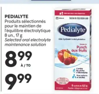 Brunet PEDIALYTE Produits sélectionnés pour le maintien de l'équilibre électrolytique offer