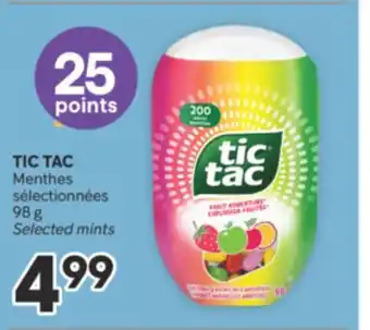 Brunet TIC TAC Menthes sélectionnées offer