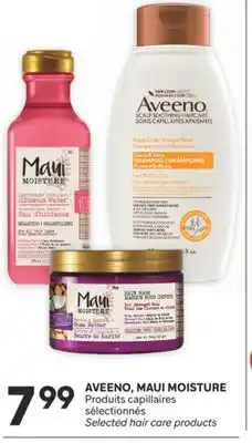 Brunet AVEENO, MAUI MOISTURE Produits capillaires sélectionnés offer