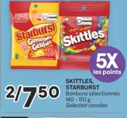Brunet SKITTLES, STARBURST Bonbons sélectionnés offer