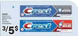 Brunet CREST Dentifrices sélectionnés offer