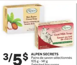 Brunet ALPEN SECRETS Pains de savon sélectionnés offer